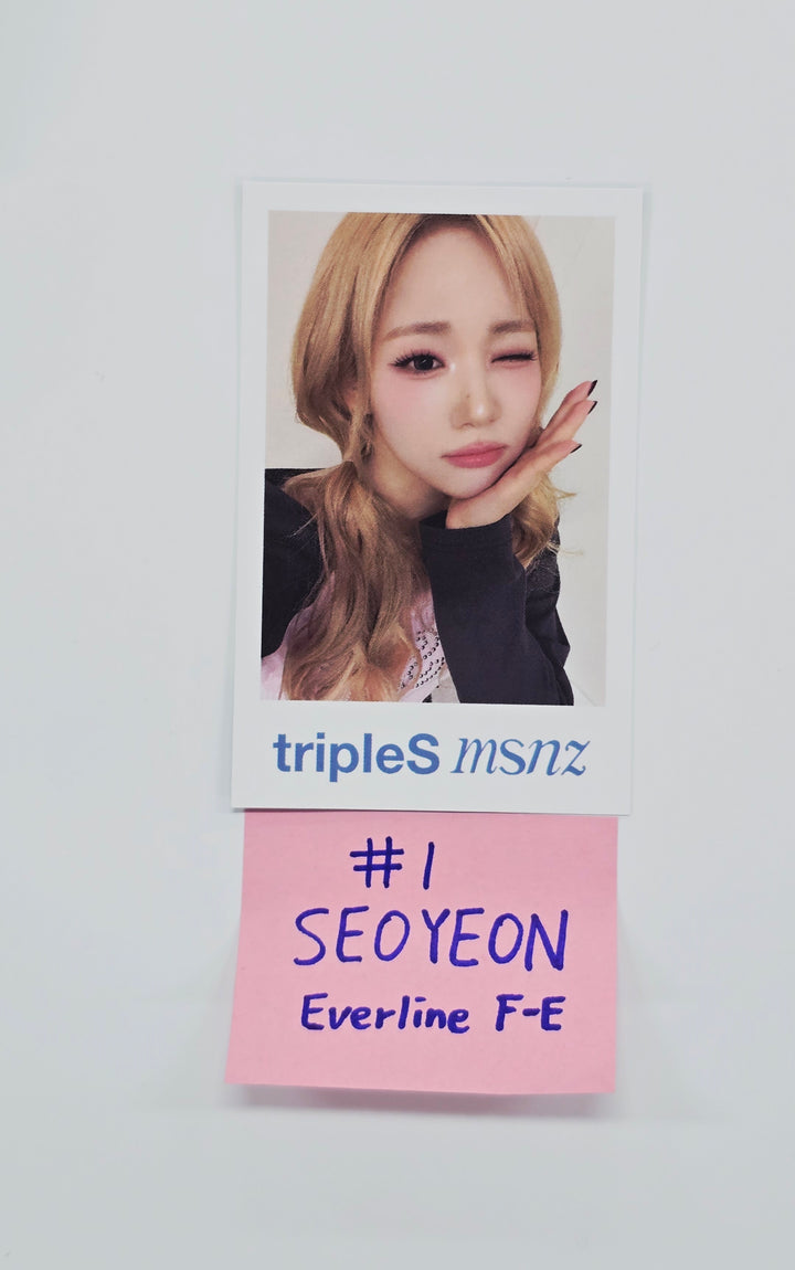 Triples_msnz "Beyond Beauty" - Everline Fansing Event Polaroid type Photocard (Objekt Music Album ver.) [26.01.20]