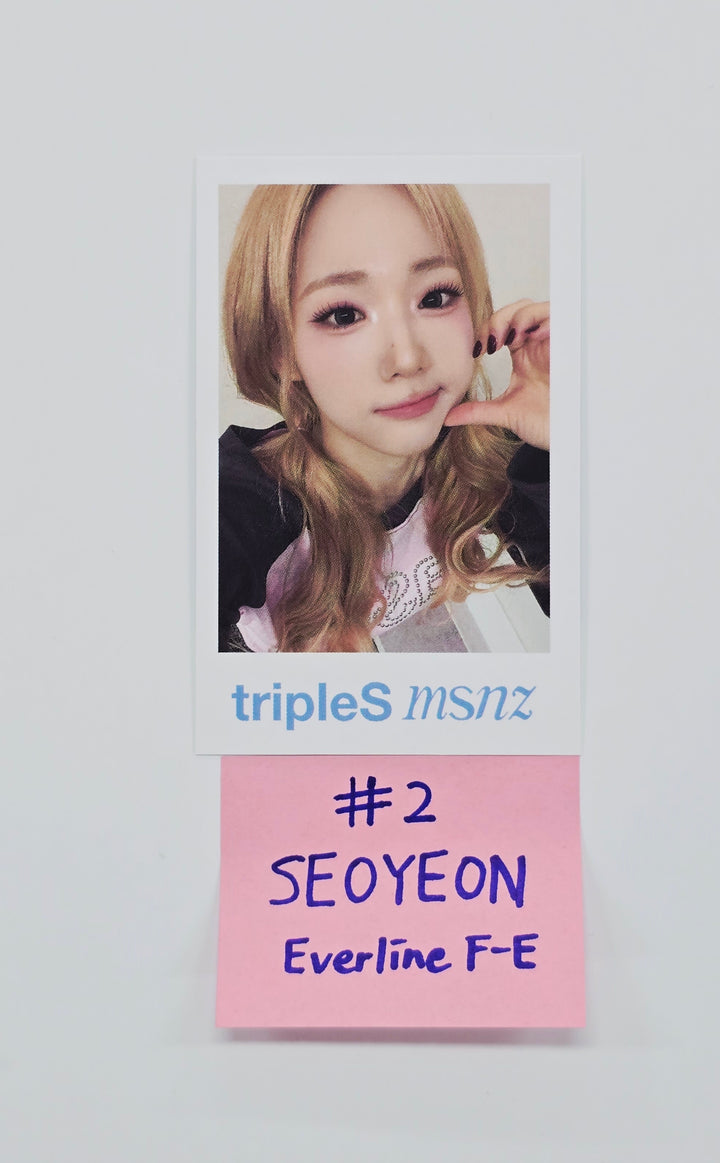 Triples_msnz "Beyond Beauty" - Everline Fansing Event Polaroid type Photocard (Objekt Music Album ver.) [26.01.20]