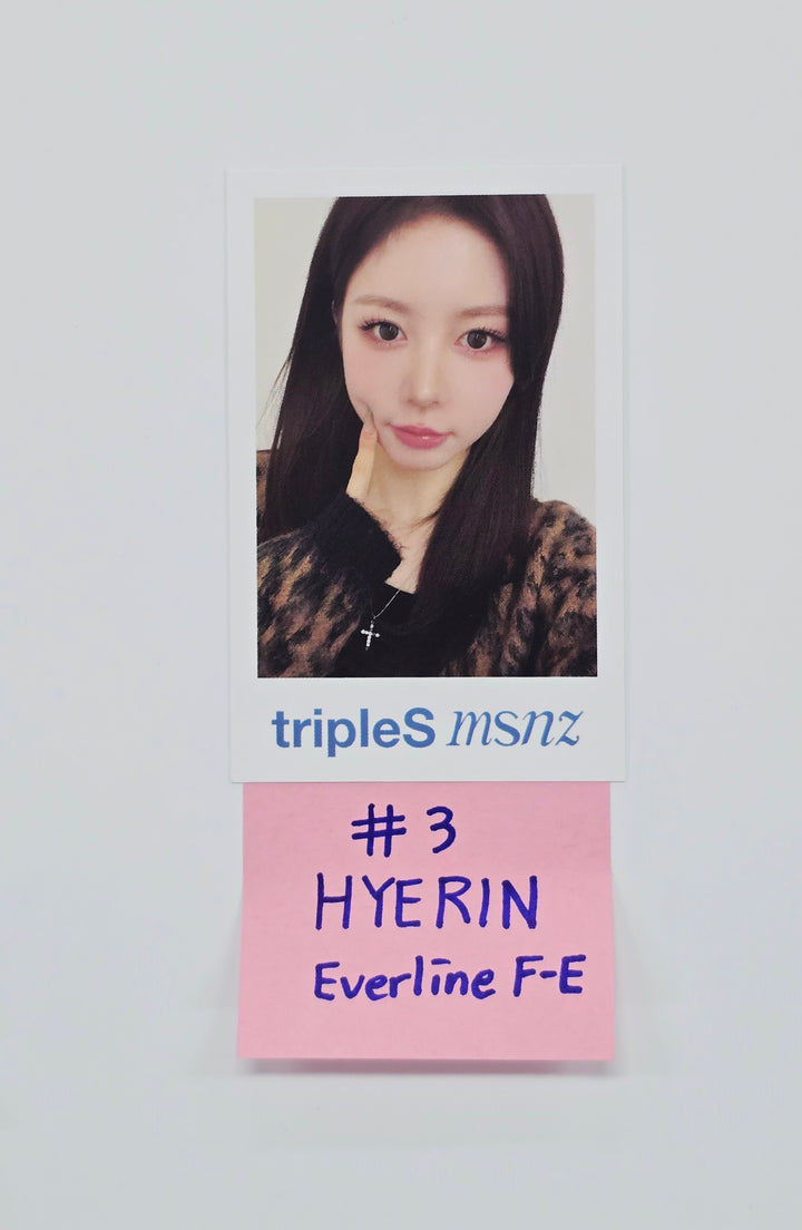 Triples_msnz "Beyond Beauty" - Everline Fansing Event Polaroid type Photocard (Objekt Music Album ver.) [26.01.20]