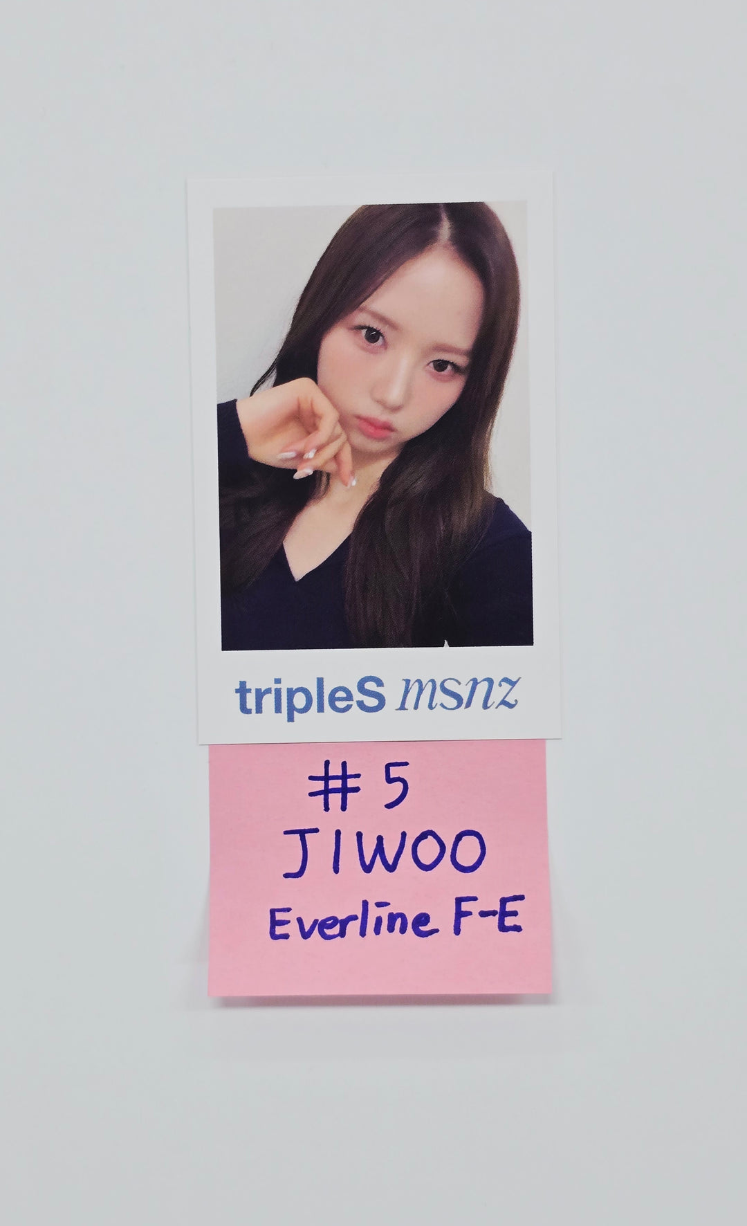 Triples_msnz "Beyond Beauty" - Everline Fansing Event Polaroid type Photocard (Objekt Music Album ver.) [26.01.20]