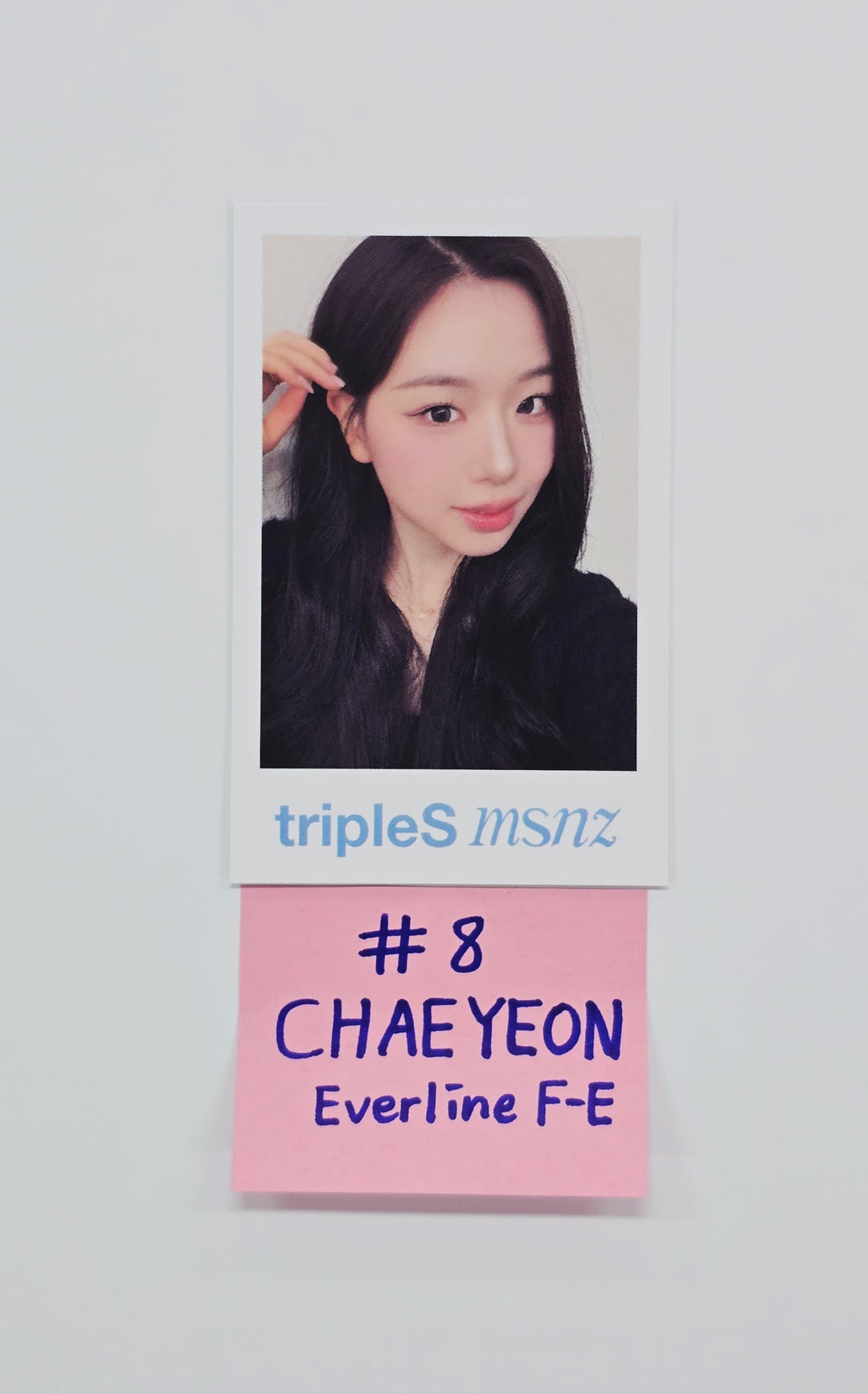 Triples_msnz "Beyond Beauty" - Everline Fansing Event Polaroid type Photocard (Objekt Music Album ver.) [26.01.20]