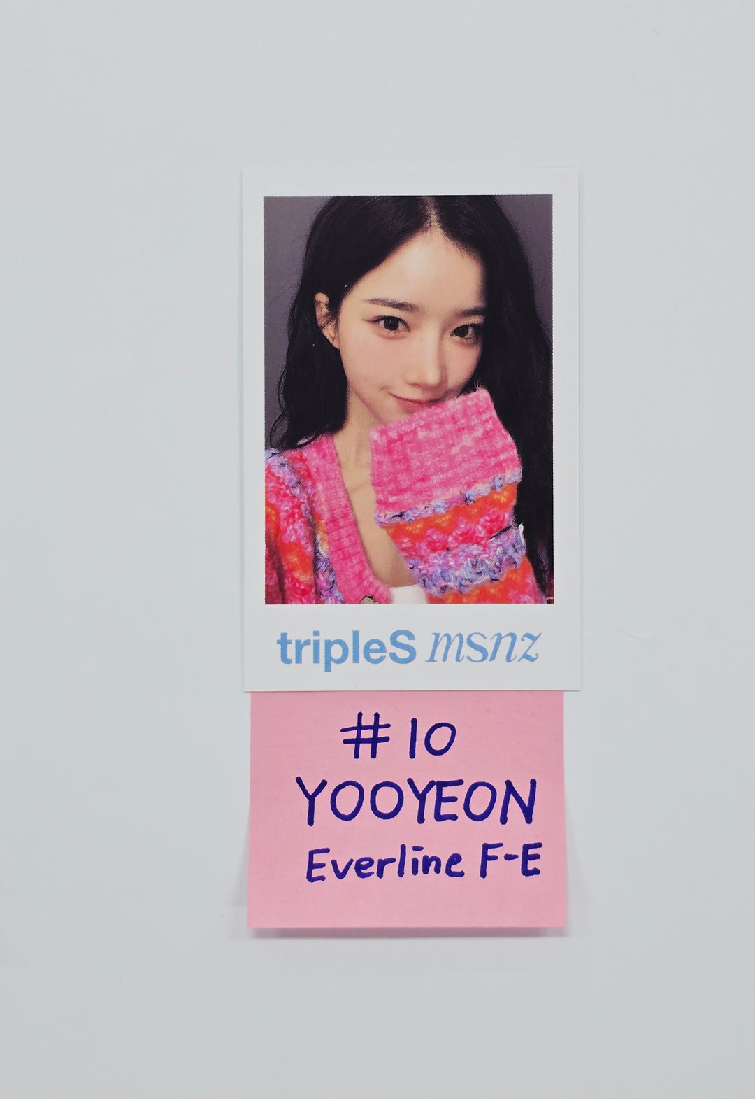 Triples_msnz "Beyond Beauty" - Everline Fansing Event Polaroid type Photocard (Objekt Music Album ver.) [26.01.20]