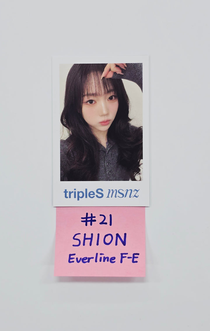 Triples_msnz "Beyond Beauty" - Everline Fansing Event Polaroid type Photocard (Objekt Music Album ver.) [26.01.20]