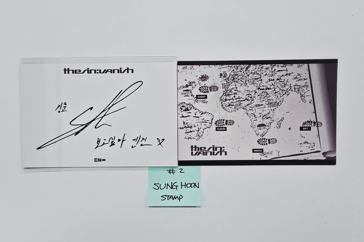 ENHYPEN "THE SIN VANISH" - POP-UP Store Stamp Event Postcard [26.01.21]