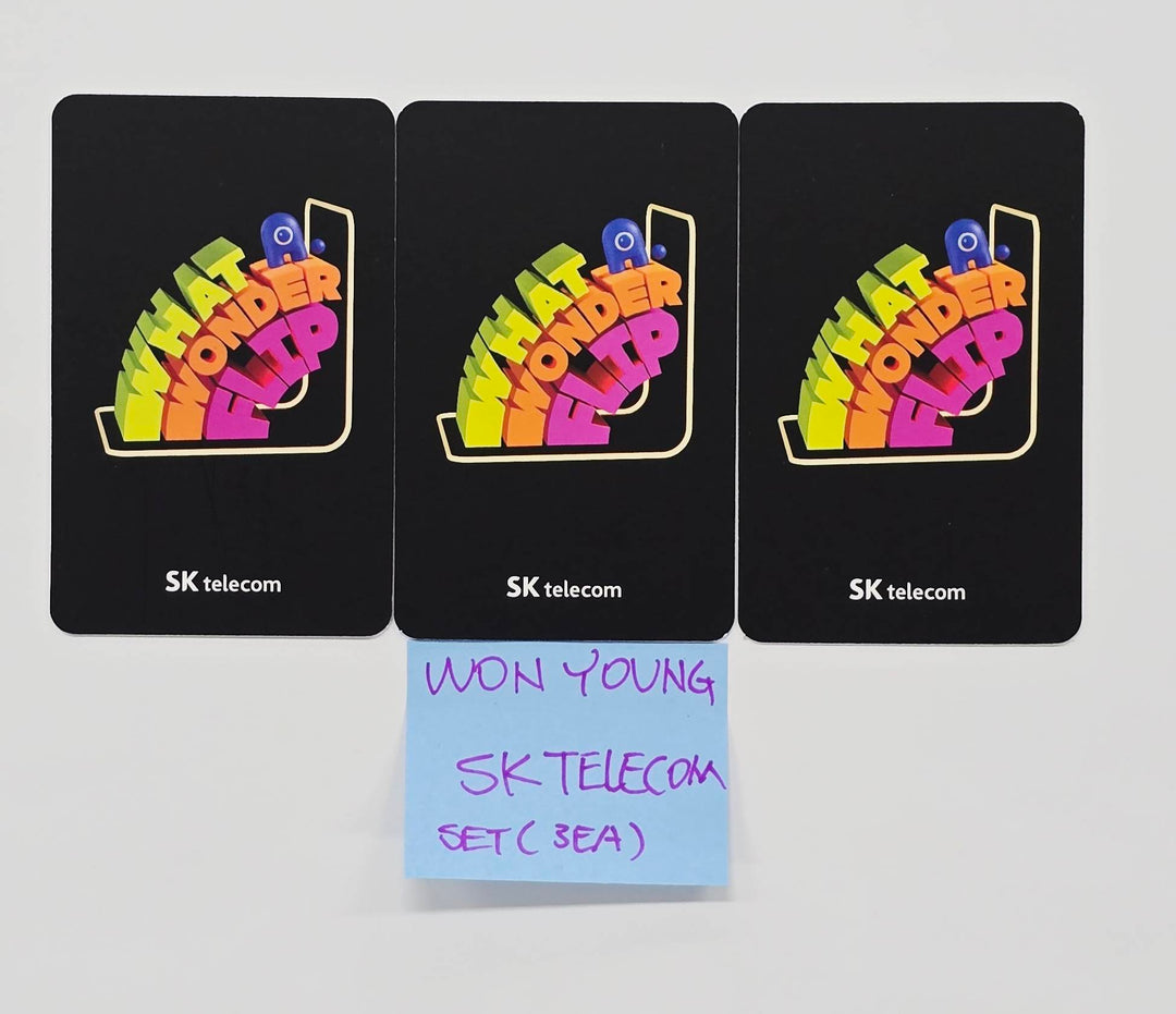 Wonyoung (Of IVE) - SKtelecom Event Photocards Set (3EA) [26.1.22]