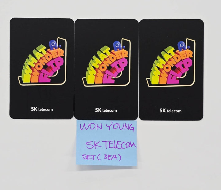 Wonyoung (Of IVE) - SKtelecom Event Photocards Set (3EA) [26.1.22]