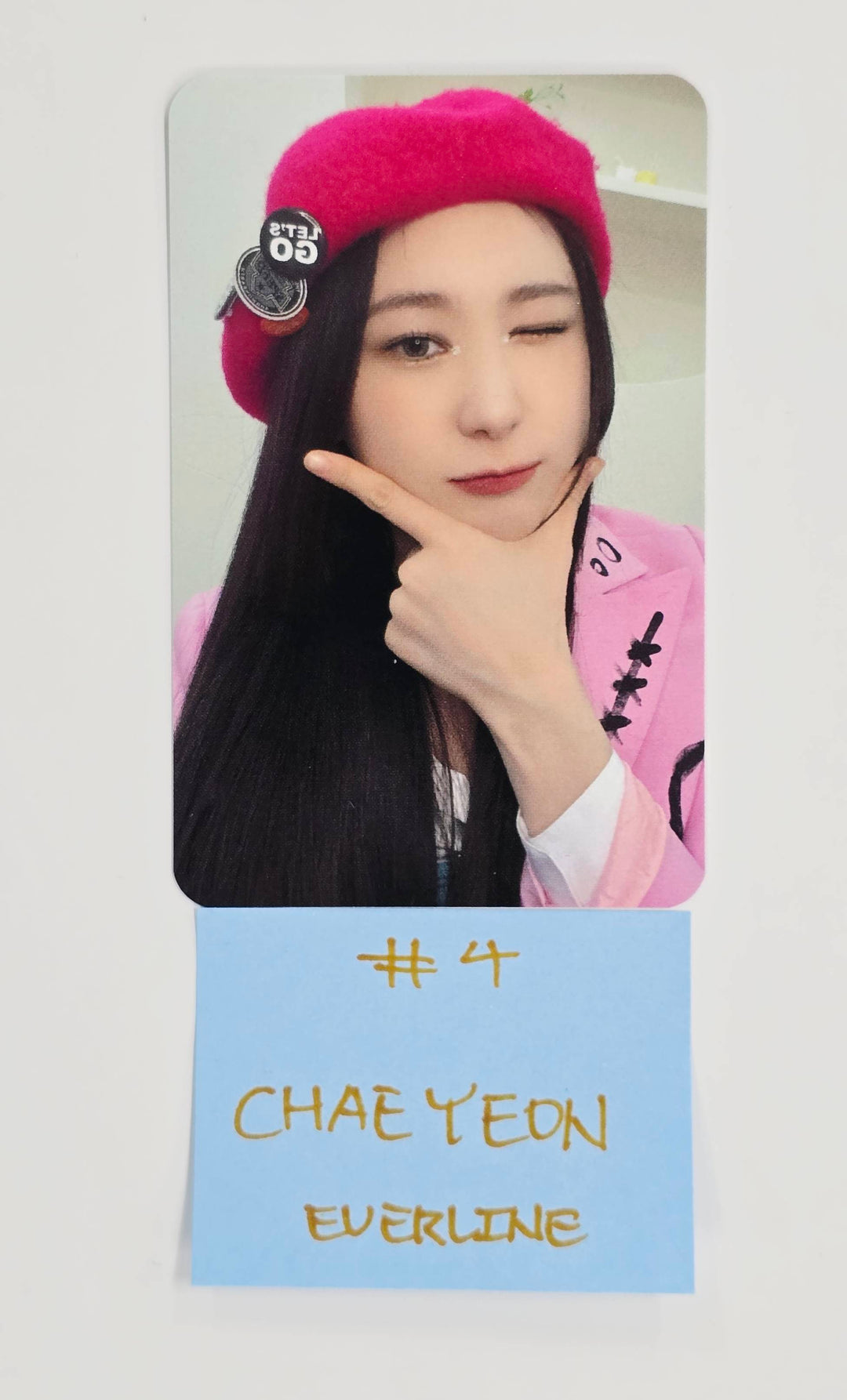 Lee Chae Yeon "HUSH RUSH" - Everline Fansign Event Photocard [26.1.22]