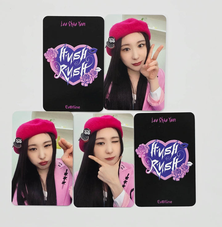 Lee Chae Yeon "HUSH RUSH" - Everline Fansign Event Photocard [26.1.22]