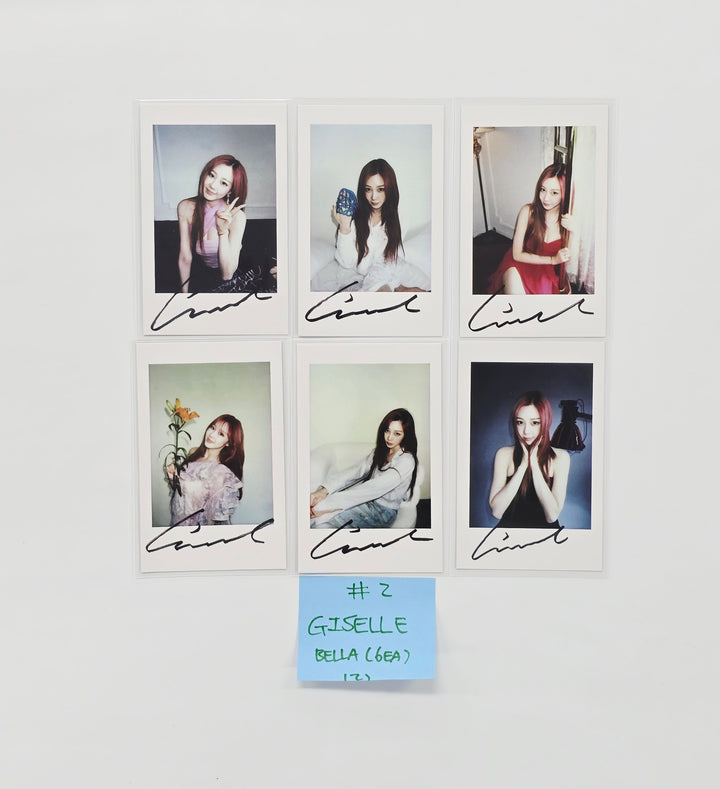 GISLEEL (of AESPA) - Bella china Photocard, Polaroid type Photocard set [26.01.22]