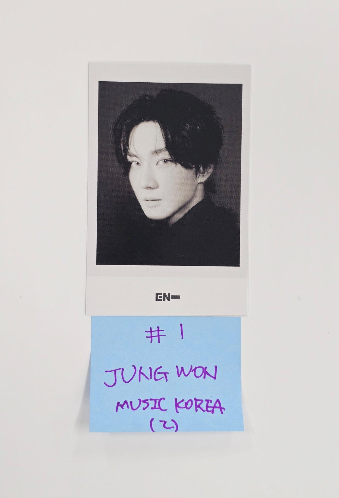 ENHYPEN "THE SIN VANISH" - Music Korea Pre-Order Benefit Polaroid type Photocard [26.01.22]