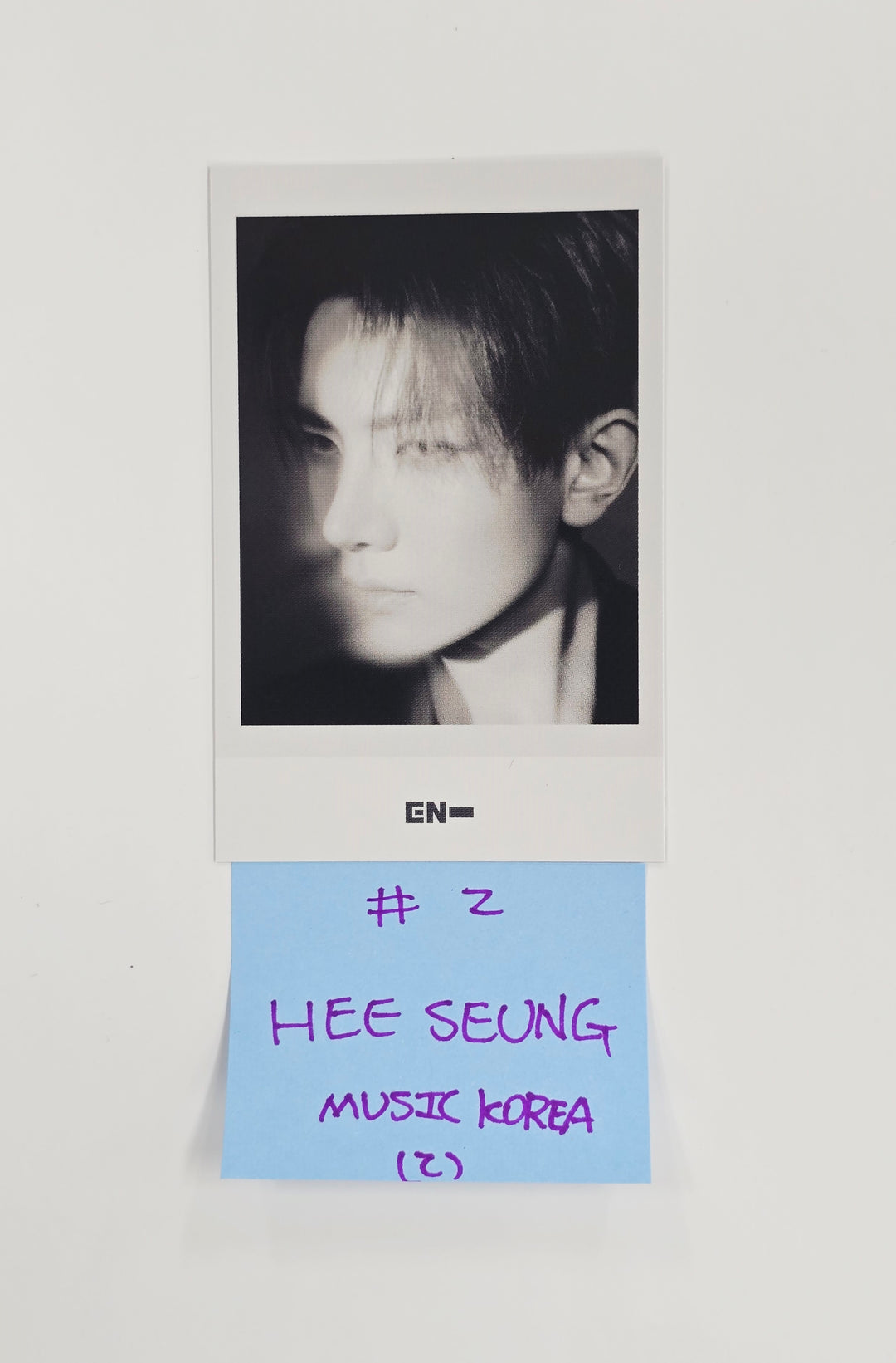 ENHYPEN "THE SIN VANISH" - Music Korea Pre-Order Benefit Polaroid type Photocard [26.01.22]
