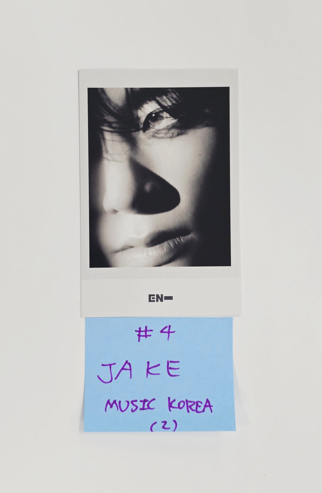 ENHYPEN "THE SIN VANISH" - Music Korea Pre-Order Benefit Polaroid type Photocard [26.01.22]