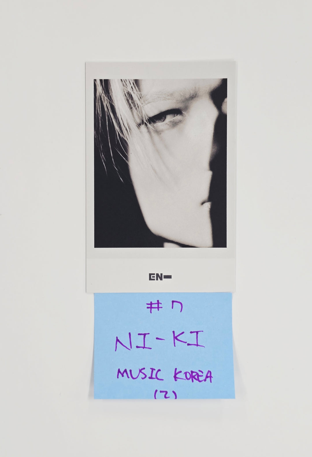 ENHYPEN "THE SIN VANISH" - Music Korea Pre-Order Benefit Polaroid type Photocard [26.01.22]