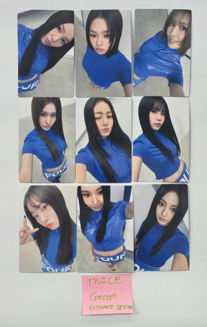 TWICE - Concert Entrance Photocards Set (9EA) [26.1.23] - Must Read !