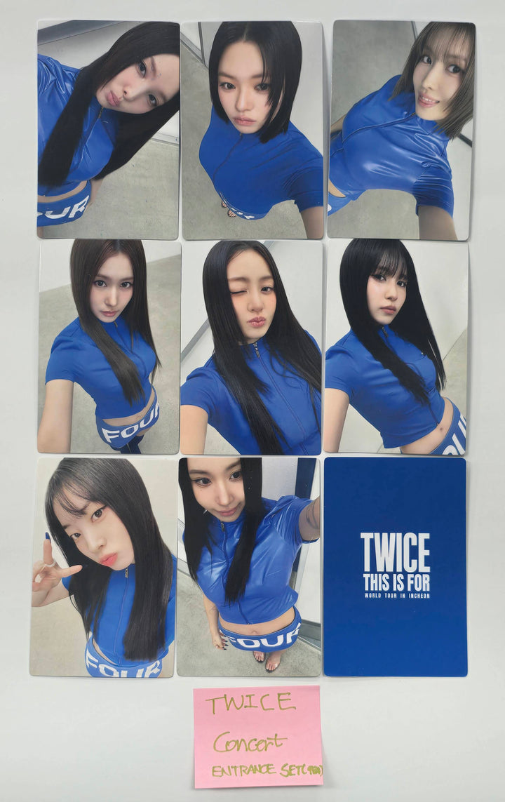 TWICE - Concert Entrance Photocards Set (9EA) [26.1.23] - Must Read !