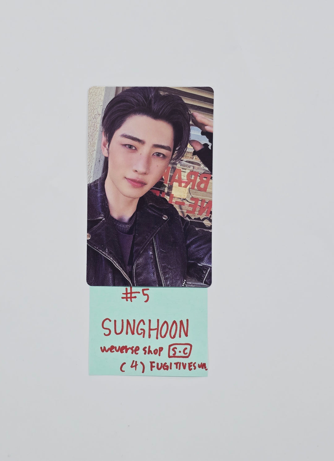 ENHYPEN "THE SIN VANISH" - Weverse Shop Showcase Live Event Photocard (FUGITIVES ver.) [26.01.26]