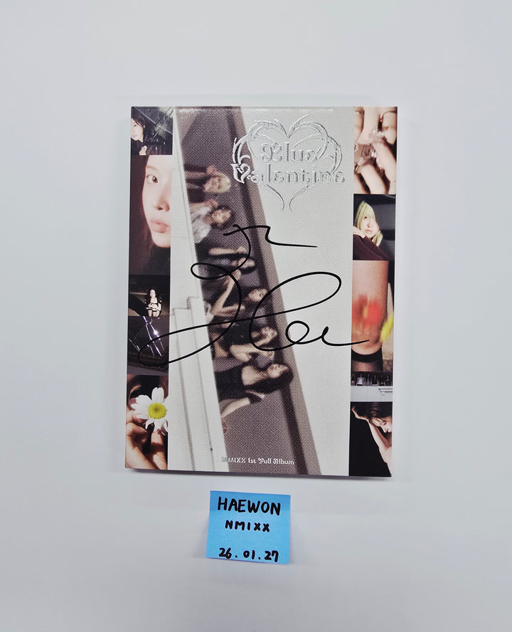 HAEWON (of NMIXX) "Blue Valentine" - Hand Autograhped(Signed) Album [26.01.27]