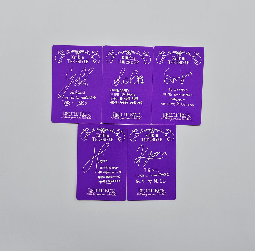 KiiiKiii "Delulu Pack" - Official Photocard (bubble ver.) [26.01.29]