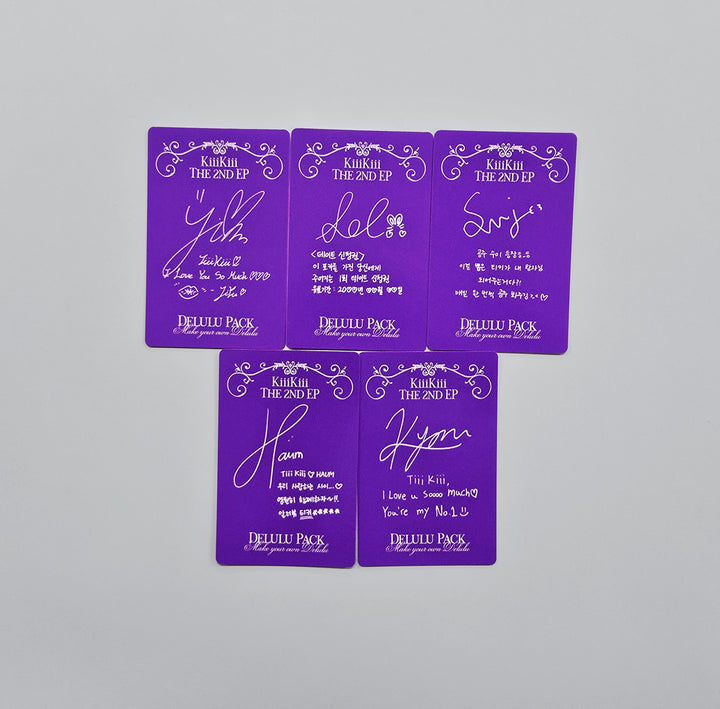 KiiiKiii "Delulu Pack" - Official Photocard (bubble ver.) [26.01.29]