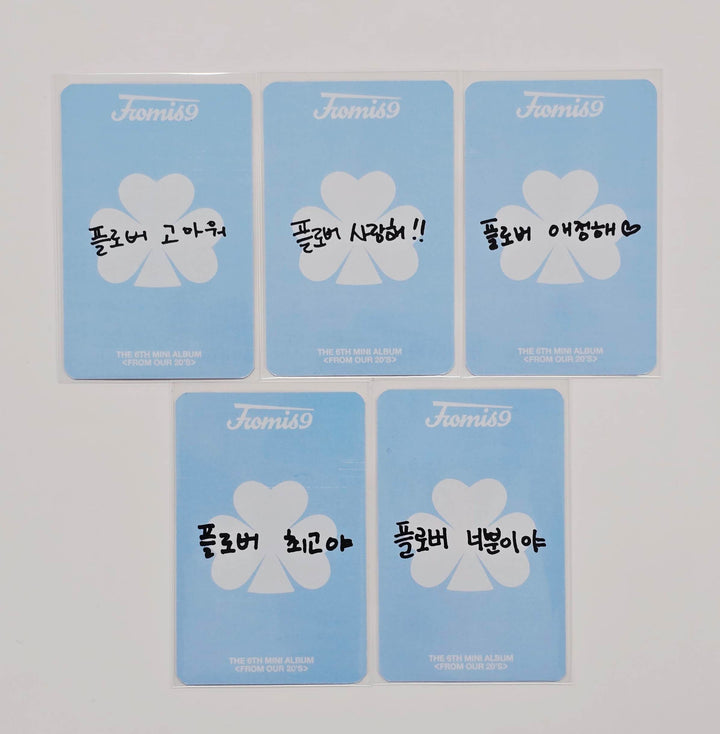 Fromis_9 "From Our 20’s" - Mini Fanmeeting Photocard [26.1.30]