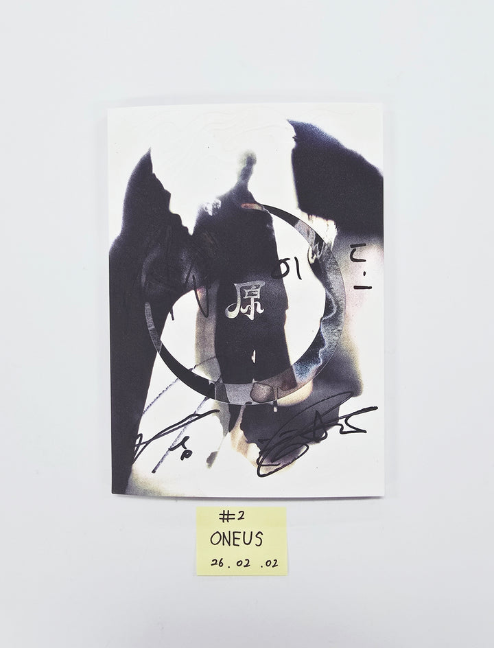 ONEUS "原" - Hand Autograhped(Signed) Promo Album [26.02.02]