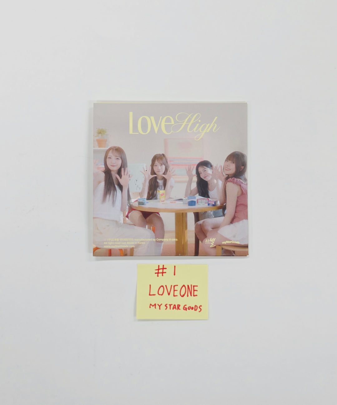LOVEONE "LOVE HIGH" - Hand Autograhped(Signed) Album [26.02.02]