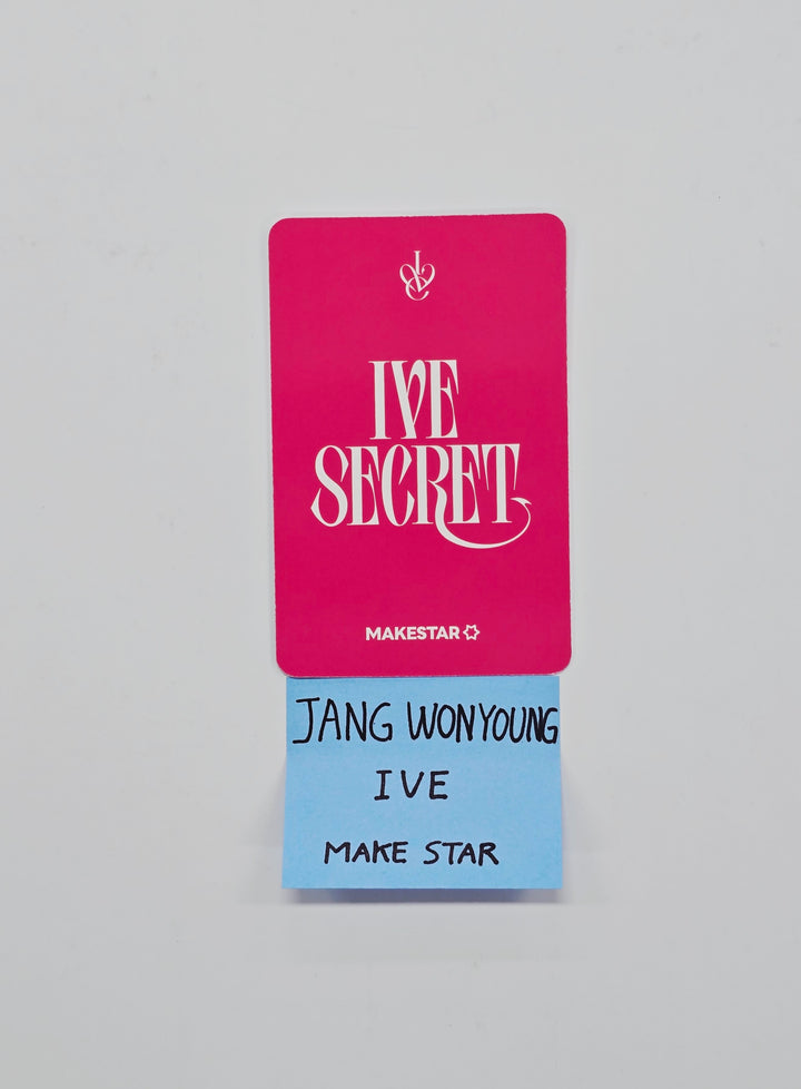 Wonyoung (Of IVE) "IVE SECRET" - Hand Autographed(Signed) Photocard [26.02.03]