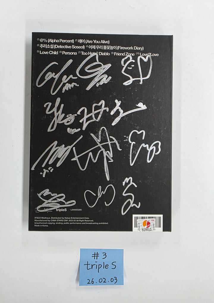 tripleS "ASSEMBLE25" - Hand Autographed(Signed) Promo Album [26.02.03]