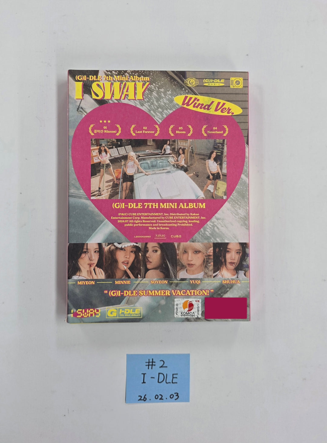 (g) I-DLE "I SWAY" - Hand Autographed(Signed) Promo Album [26.02.03]