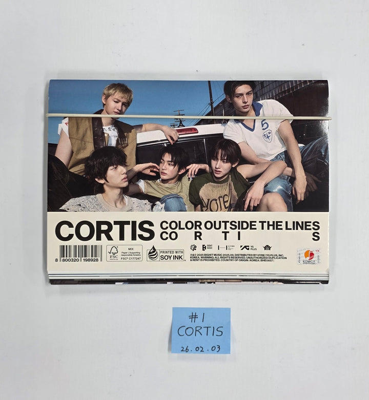 CORTIS "COLOR OUTSIDE THE LINES" - Hand Autographed(Signed) Promo Album [26.02.03]