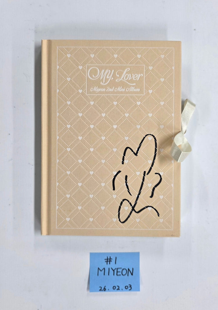 MIYEON "MY, Lover" - Hand Autographed(Signed) Promo Album [26.02.03]