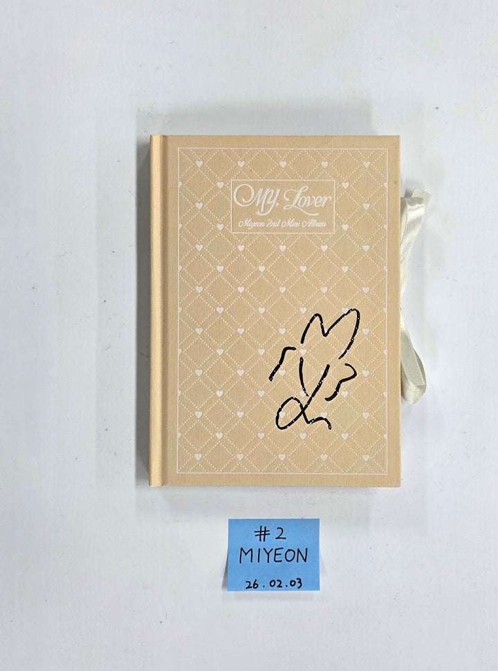 MIYEON "MY, Lover" - Hand Autographed(Signed) Promo Album [26.02.03]