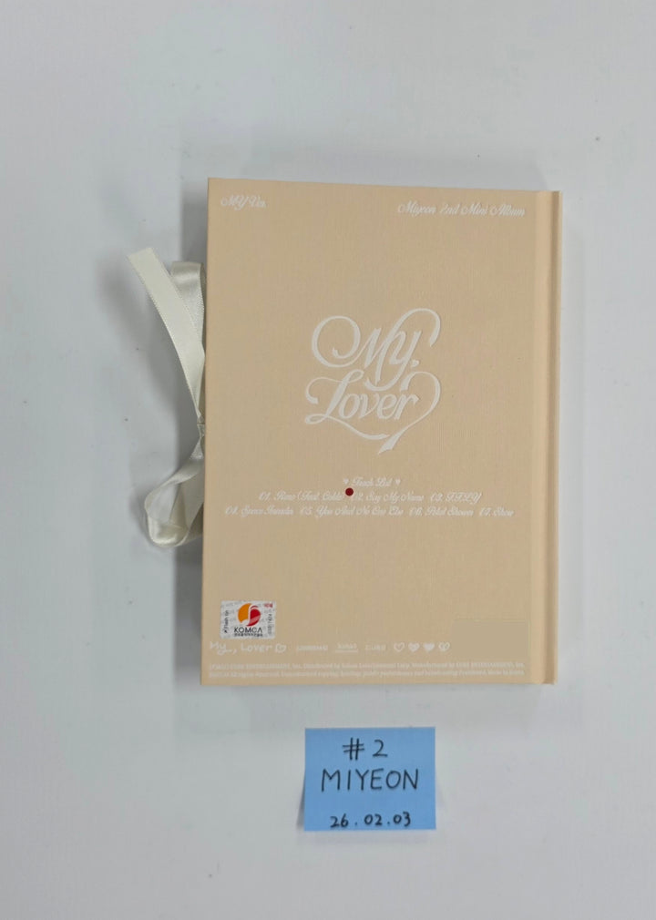 MIYEON "MY, Lover" - Hand Autographed(Signed) Promo Album [26.02.03]