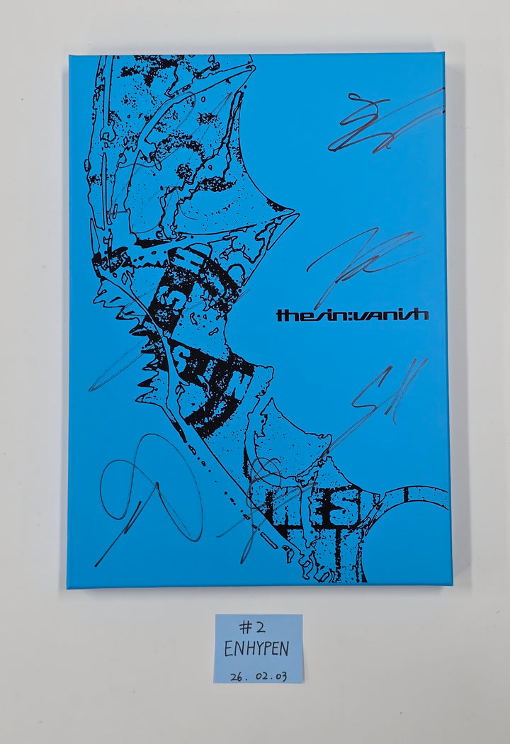 ENHYPEN "THE SIN : VANISH" - Hand Autographed(Signed) Promo Album [26.02.03]