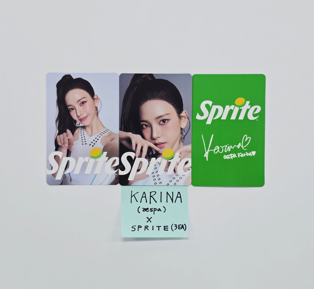 Karina (of Aespa) - Sprite Event Photocards Set (3EA) [26.02.04]