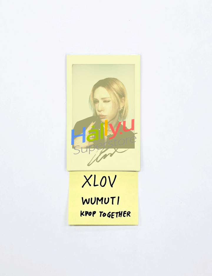 WUMUTI (of XLOV) "UXLXVE" - Hand Autograhped(Signed) Polaroid [26.02.04]
