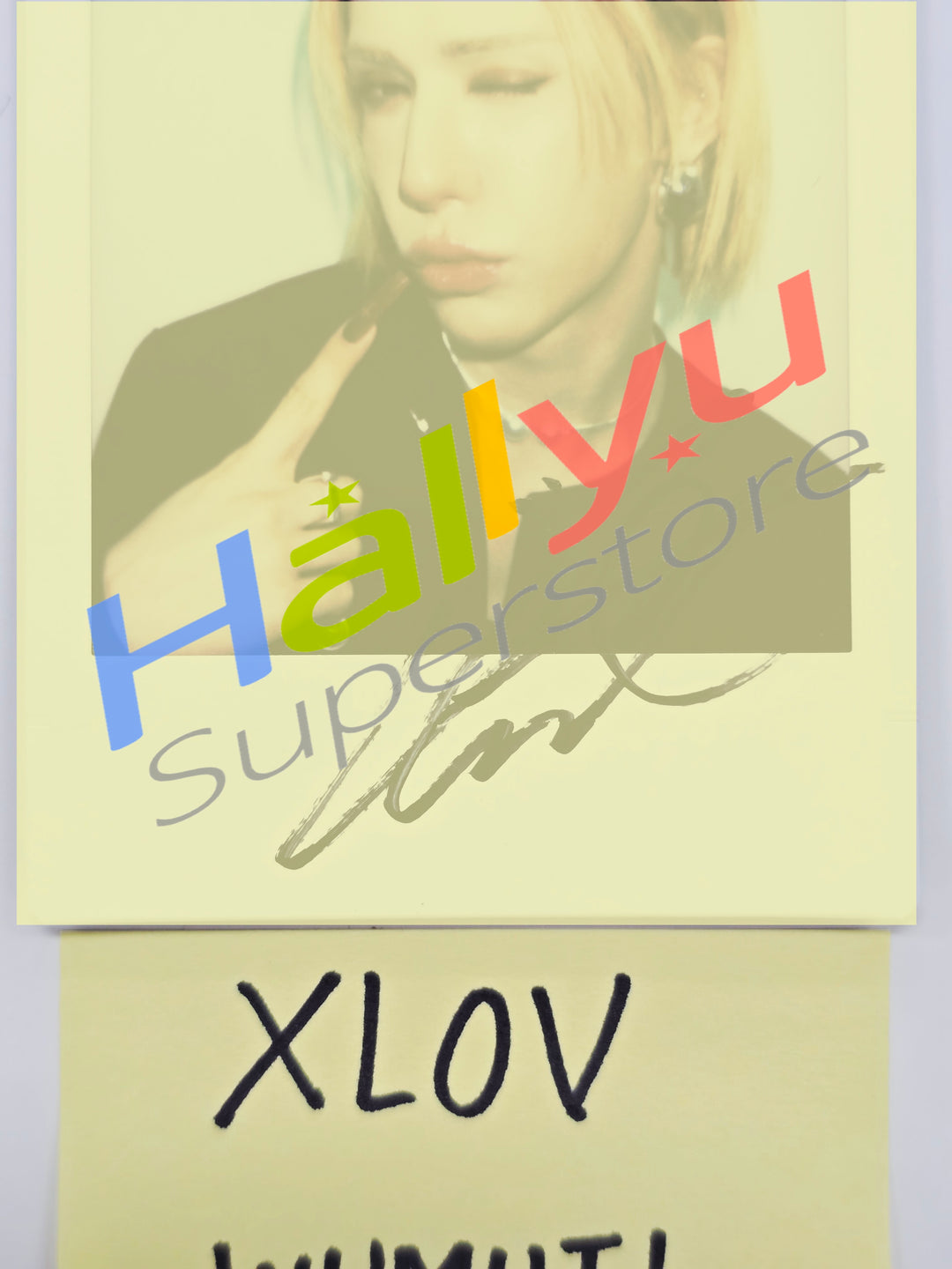 WUMUTI (of XLOV) "UXLXVE" - Hand Autograhped(Signed) Polaroid [26.02.04]