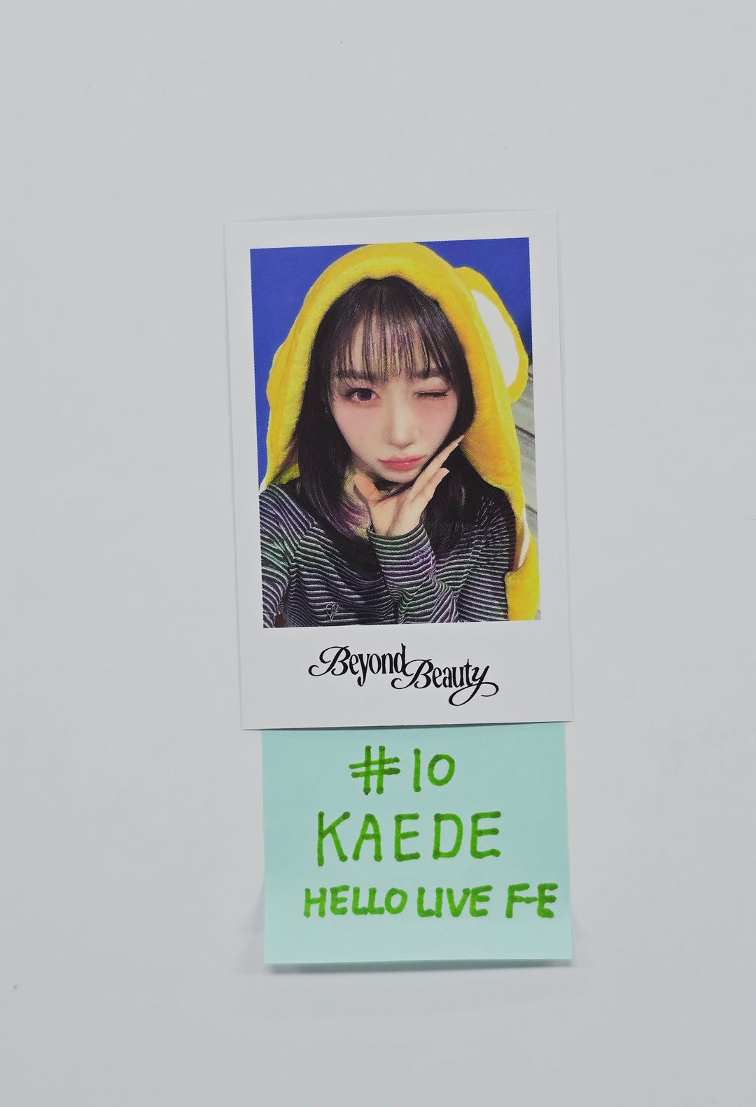 Triples_msnz "Beyond Beauty" - Hello Live Fansing Event Polaroid type Photocard R2 (Objekt Music Album ver.) [26.02.04]