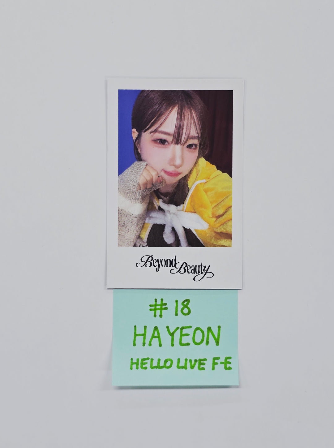 Triples_msnz "Beyond Beauty" - Hello Live Fansing Event Polaroid type Photocard R2 (Objekt Music Album ver.) [26.02.04]