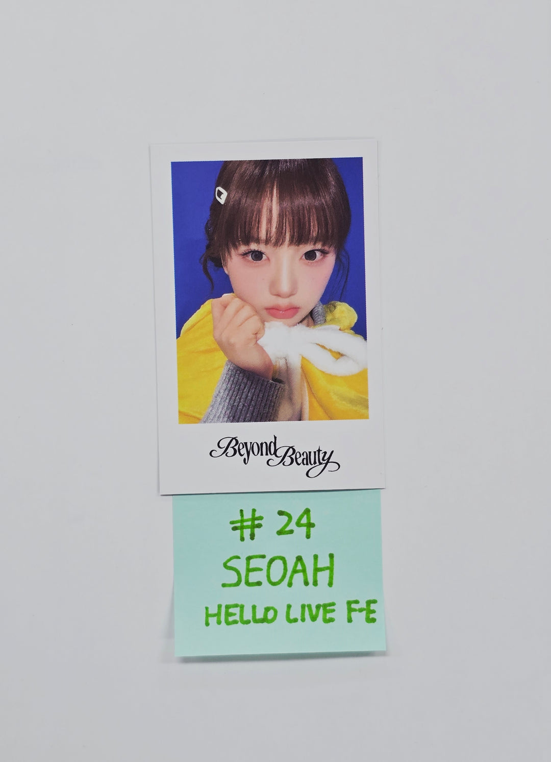 Triples_msnz "Beyond Beauty" - Hello Live Fansing Event Polaroid type Photocard R2 (Objekt Music Album ver.) [26.02.04]