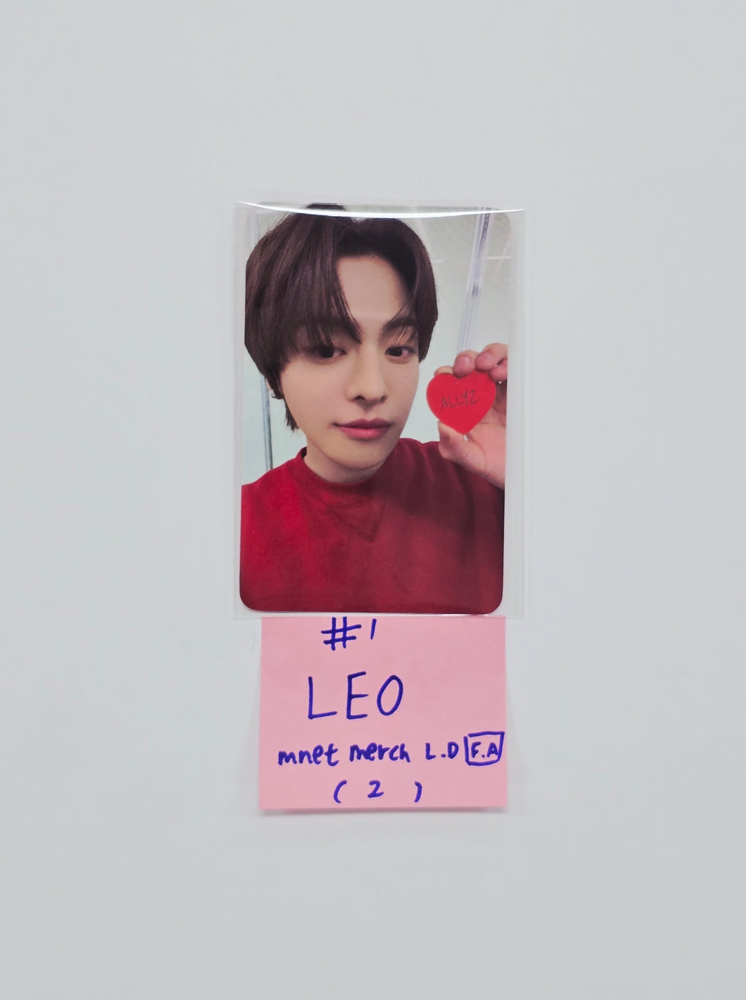 ALPHA DRIVE ONE "EUPHORIA" - Mnet Plus Merch Lucky Draw Event Photocard (Freak Alarm ver.) [26.02.05]