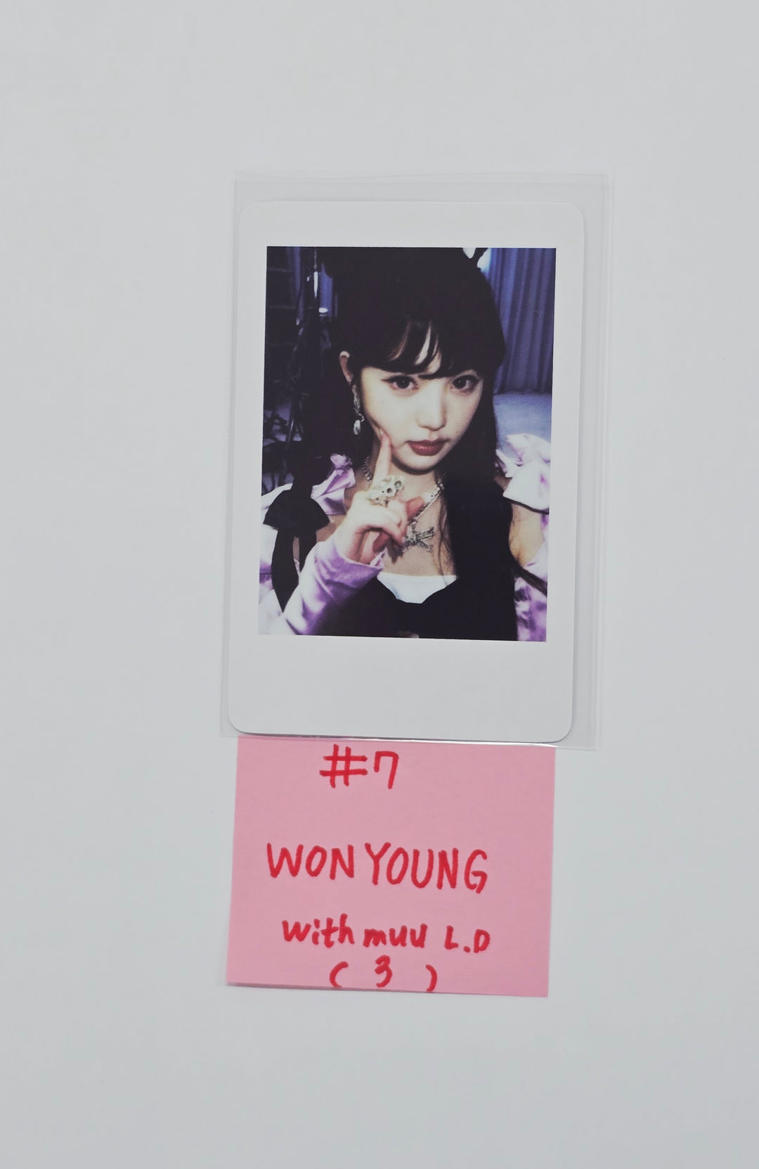 IVE "IVE SECRET" - Withmuu Lucky Draw Event Polaroid type Photocard R4 [26.02.05]