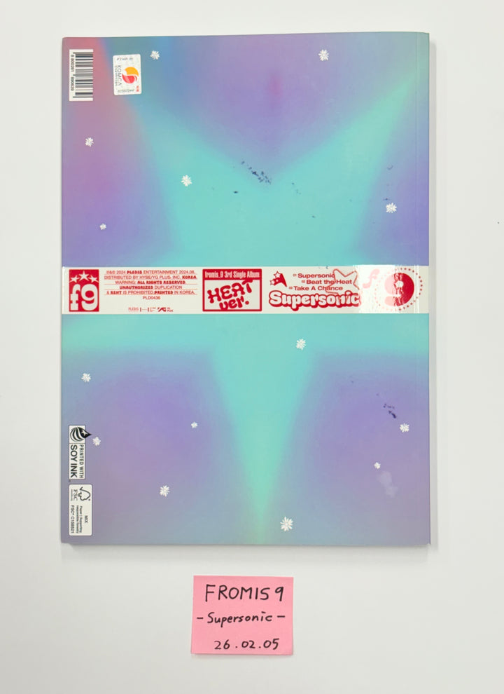 fromis_9 "Supersonic" - Hand Autographed(Signed) Promo Album [26.02.05]