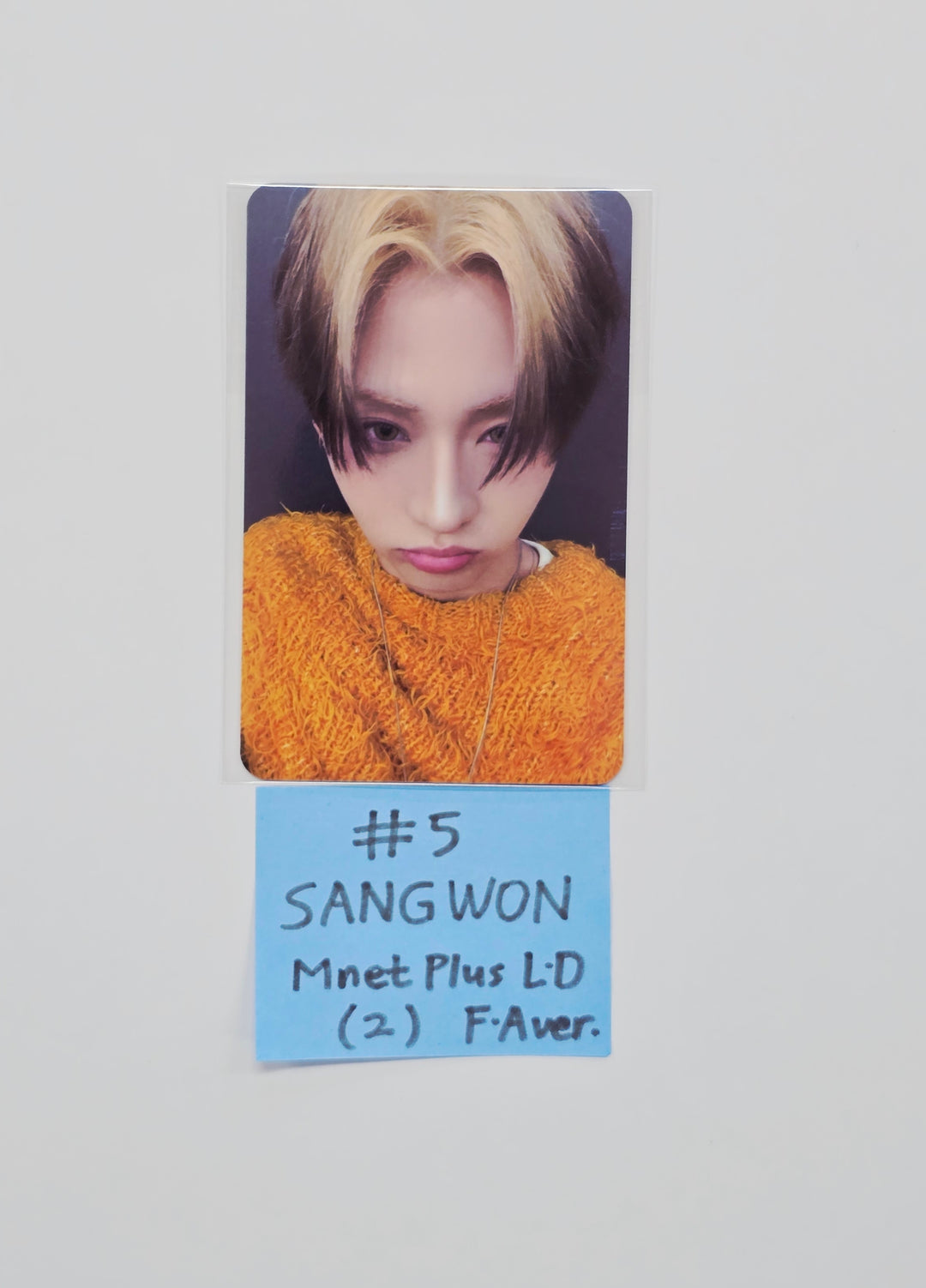 ALPHA DRIVE ONE "EUPHORIA" - Mnet Plus Lucky Draw Event Photocard (Freak Alarm ver.) [26.02.06]
