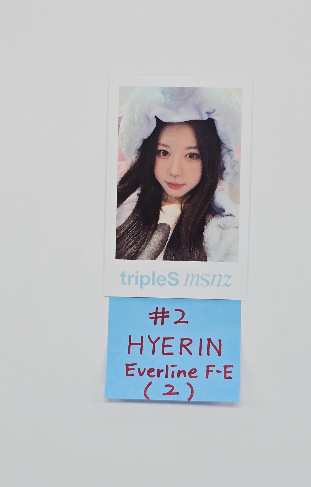 Triples_msnz "Beyond Beauty" - Everline Fansing Event Polaroid type Photocard R2 (Objekt Music Album ver.) [26.02.06]