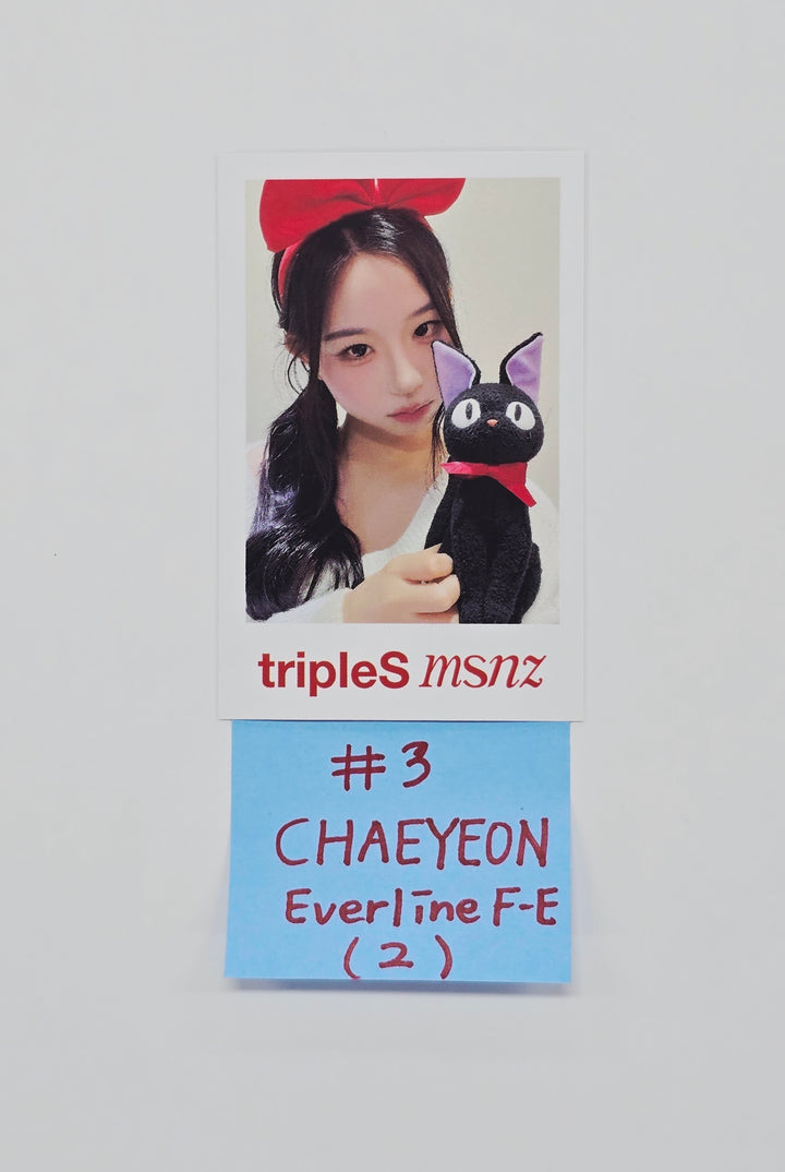 Triples_msnz "Beyond Beauty" - Everline Fansing Event Polaroid type Photocard R2 (Objekt Music Album ver.) [26.02.06]