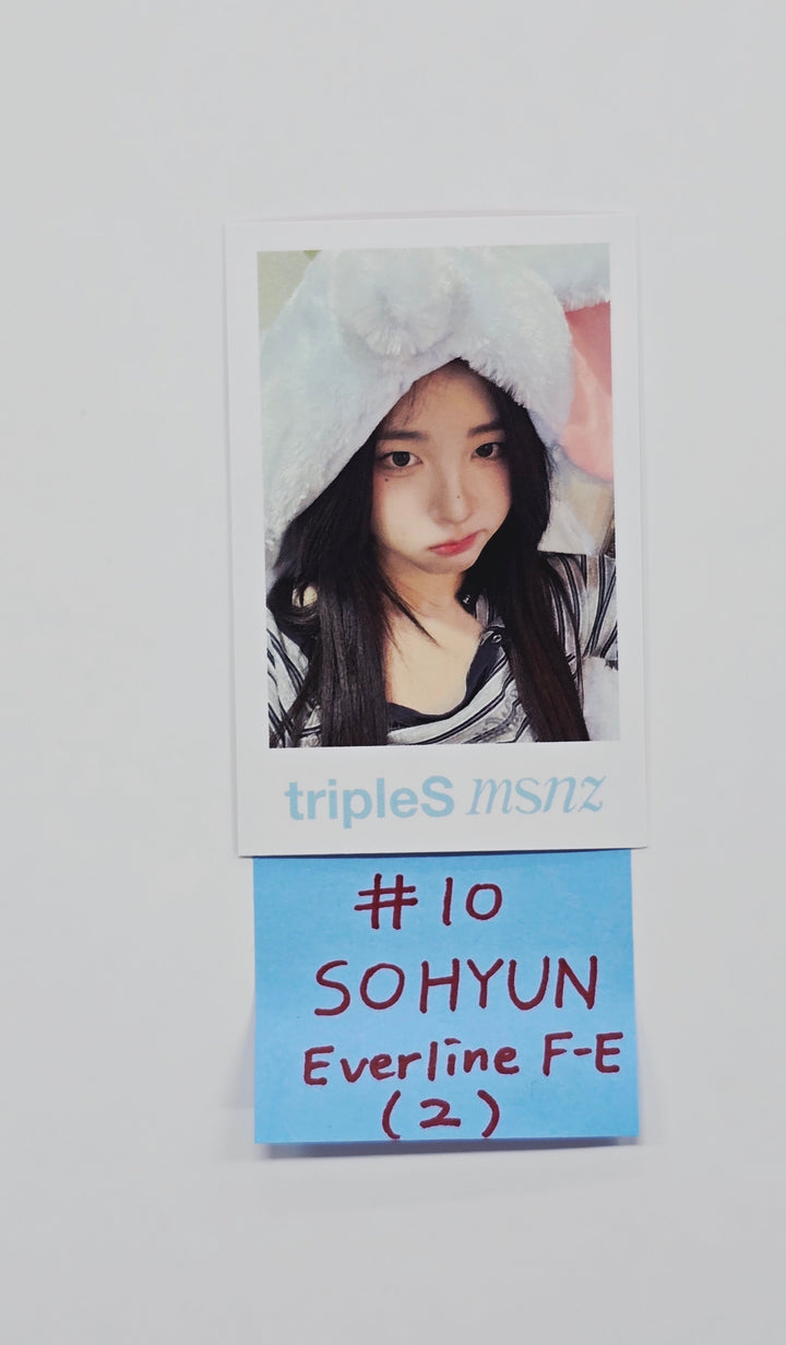 Triples_msnz "Beyond Beauty" - Everline Fansing Event Polaroid type Photocard R2 (Objekt Music Album ver.) [26.02.06]
