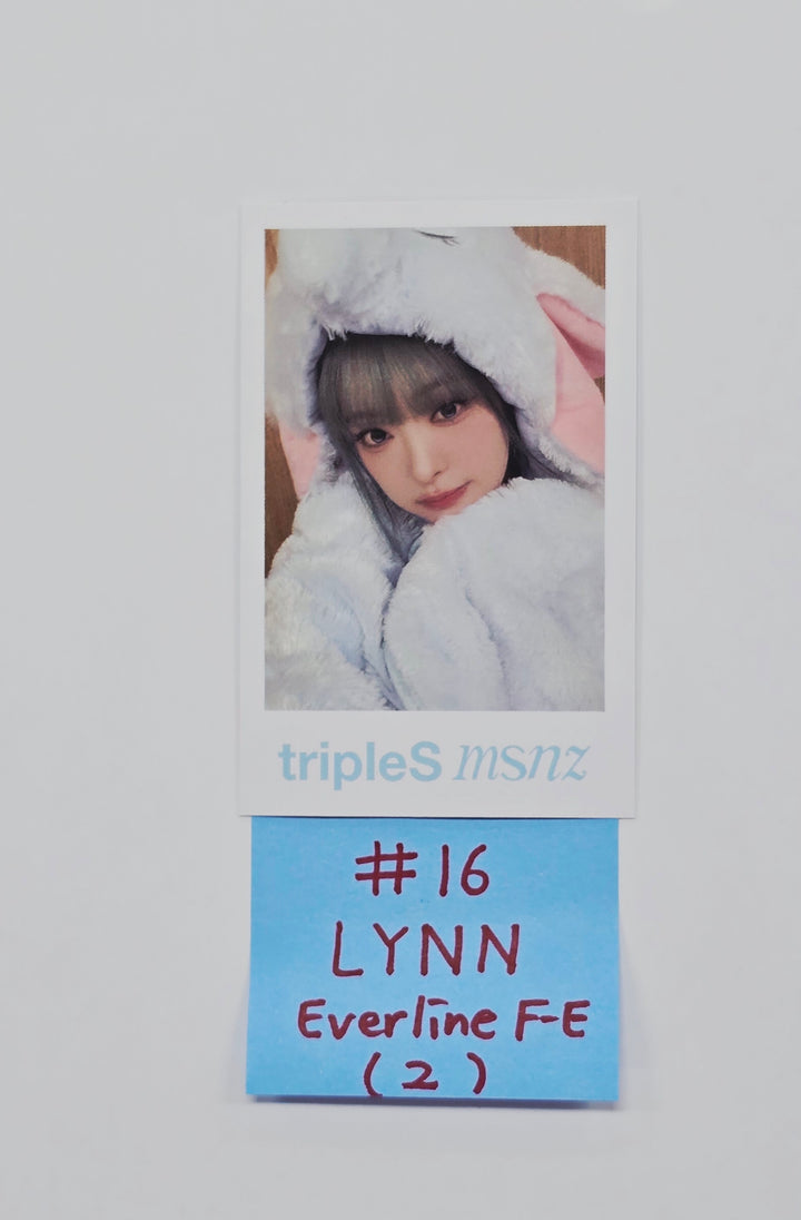 Triples_msnz "Beyond Beauty" - Everline Fansing Event Polaroid type Photocard R2 (Objekt Music Album ver.) [26.02.06]