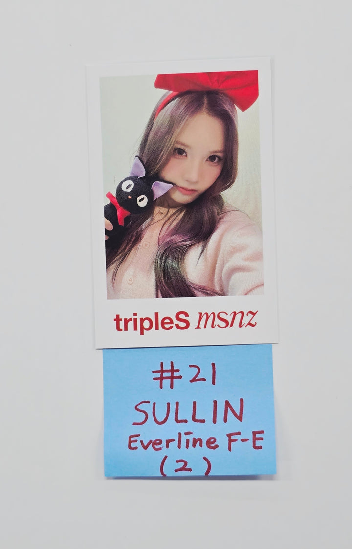 Triples_msnz "Beyond Beauty" - Everline Fansing Event Polaroid type Photocard R2 (Objekt Music Album ver.) [26.02.06]