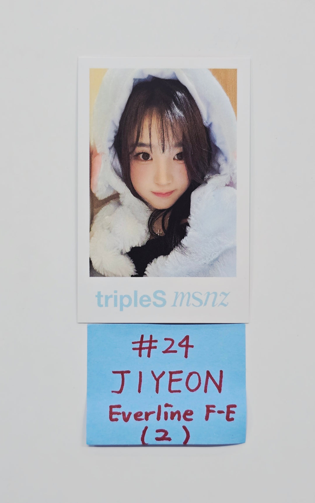 Triples_msnz "Beyond Beauty" - Everline Fansing Event Polaroid type Photocard R2 (Objekt Music Album ver.) [26.02.06]